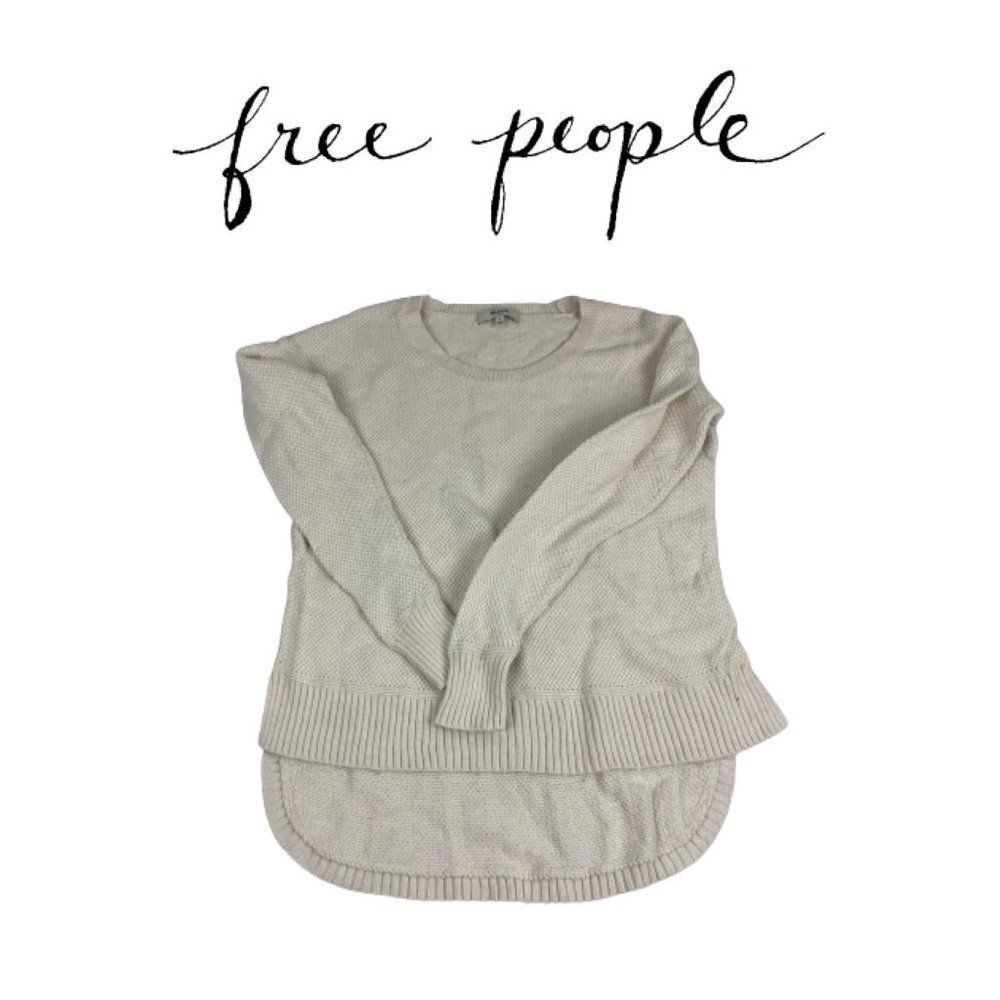 Free People Off White Top. Sz S